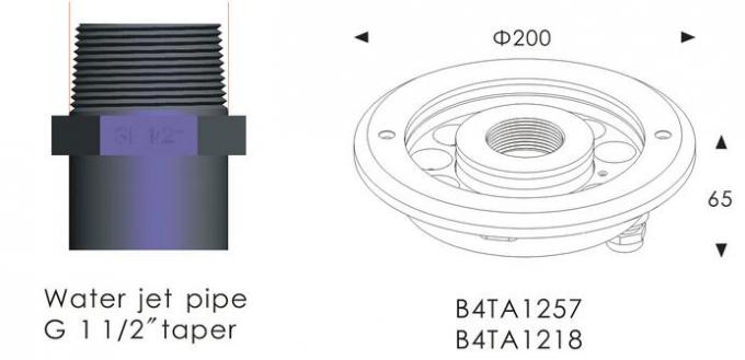 B4TA1257 fonte Ring Light do diodo emissor de luz do projeto moderno de W de B4TA1218 12 * 2, luzes impermeáveis do diodo emissor de luz para a fonte 2