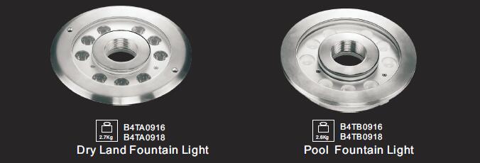Bocal submergível Ring Fountain Light ou lâmpada central da associação do diodo emissor de luz de Ejective para a mostra da dança da água da música 1
